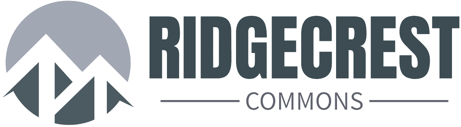 The image features the logo for Ridgecrest Commons.